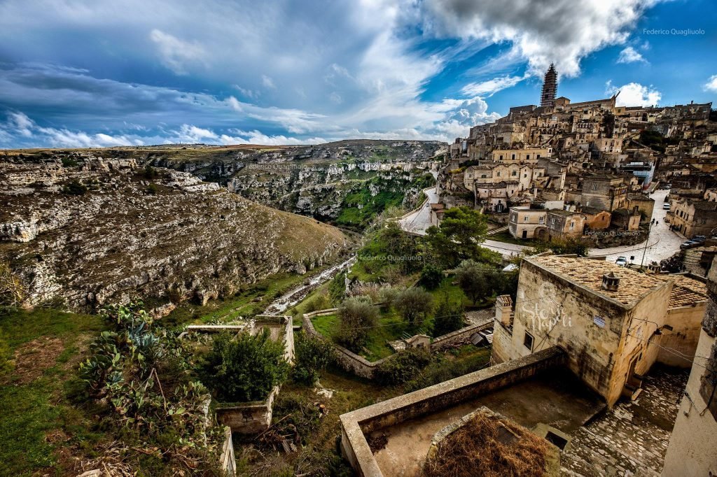 Matera panorama valle